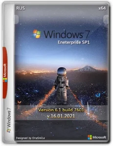 Windows 7 Enterprise SP1 x64 Rus by OneSmiLe [11.01.2024]