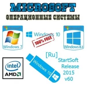 Windows 10-8.1-7 SP1 Plus PE StartSoft 60-2015 [Ru]