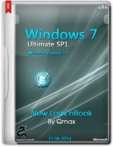 WINDOWS 7 SP1 ULTIMATE NEW LOOK NBOOK BY QMAX® (X86) (2014) [RUS]