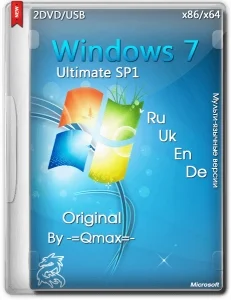 Windows 7 SP1 Ultimate by -=Qmax=- (x86-x64) (2014) [Rus/Ukr/Eng/Den]